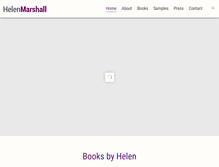 Tablet Screenshot of helen-marshall.com